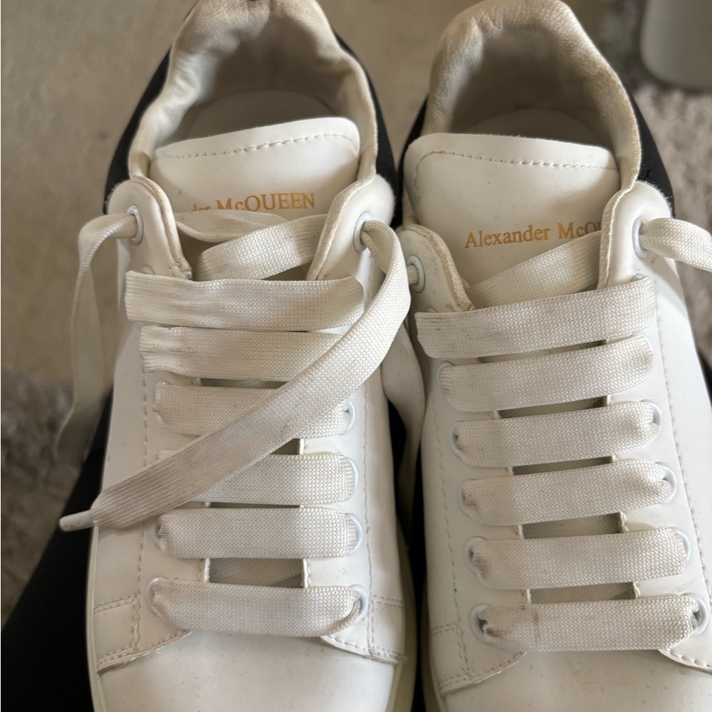 Alexander McQueen Black and White Sneakers